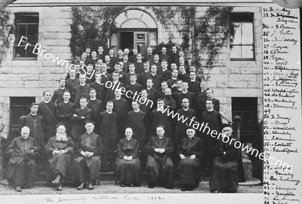 OLD GROUPS OF PROVINCE JUNIORS 1889 WITH FR.JAS.MURPHY